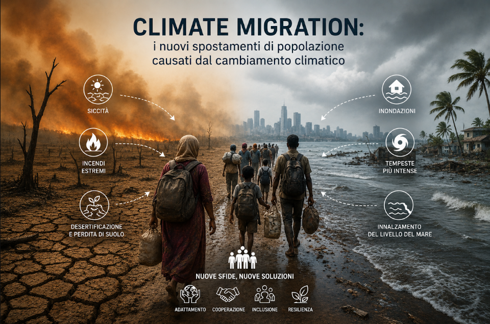 Climate Migration: i nuovi spostamenti di popolazione causati dal cambiamento climatico